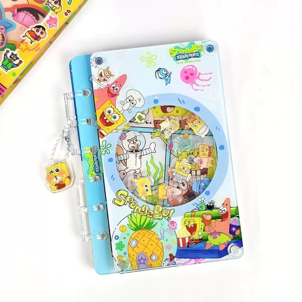 【Multi-Repurchase】Acrylic sheet shaker notebook (loose-leaf A7)