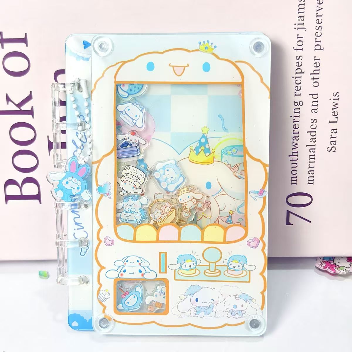 【Multi-Repurchase】Acrylic sheet shaker notebook (loose-leaf A7)