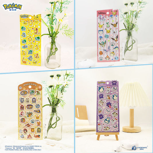 Pokemon Puff Stickers: 3D phone case decals