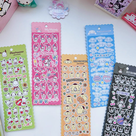 Sanrio Stickers: phone case decals