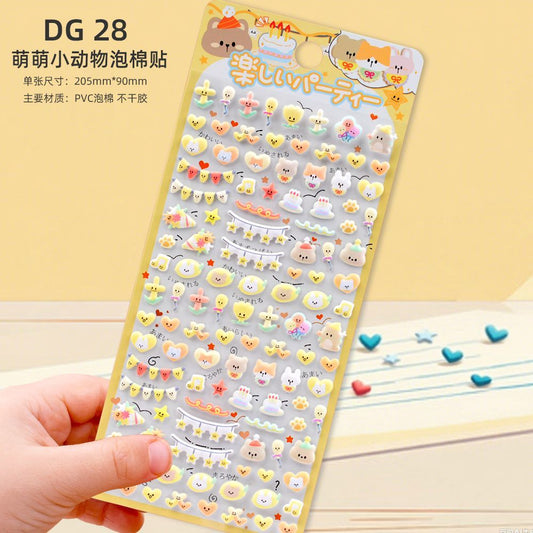 Lemon Party Puff Stickers: 3D phone case decals