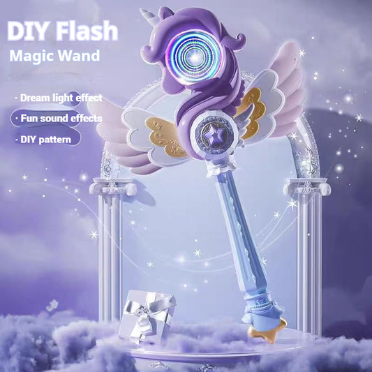 Purple Unicorn Magic Wand (Sound Version)