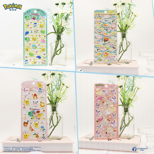 Pokemon Puff Stickers: 3D phone case decals