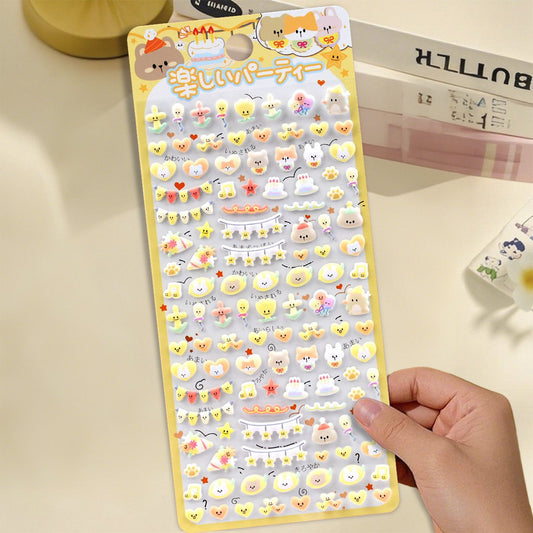 Lemon Party Puff Stickers: 3D phone case decals
