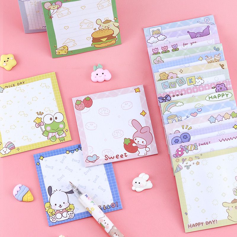 [9 Square Game] Sticky Note mini notebook